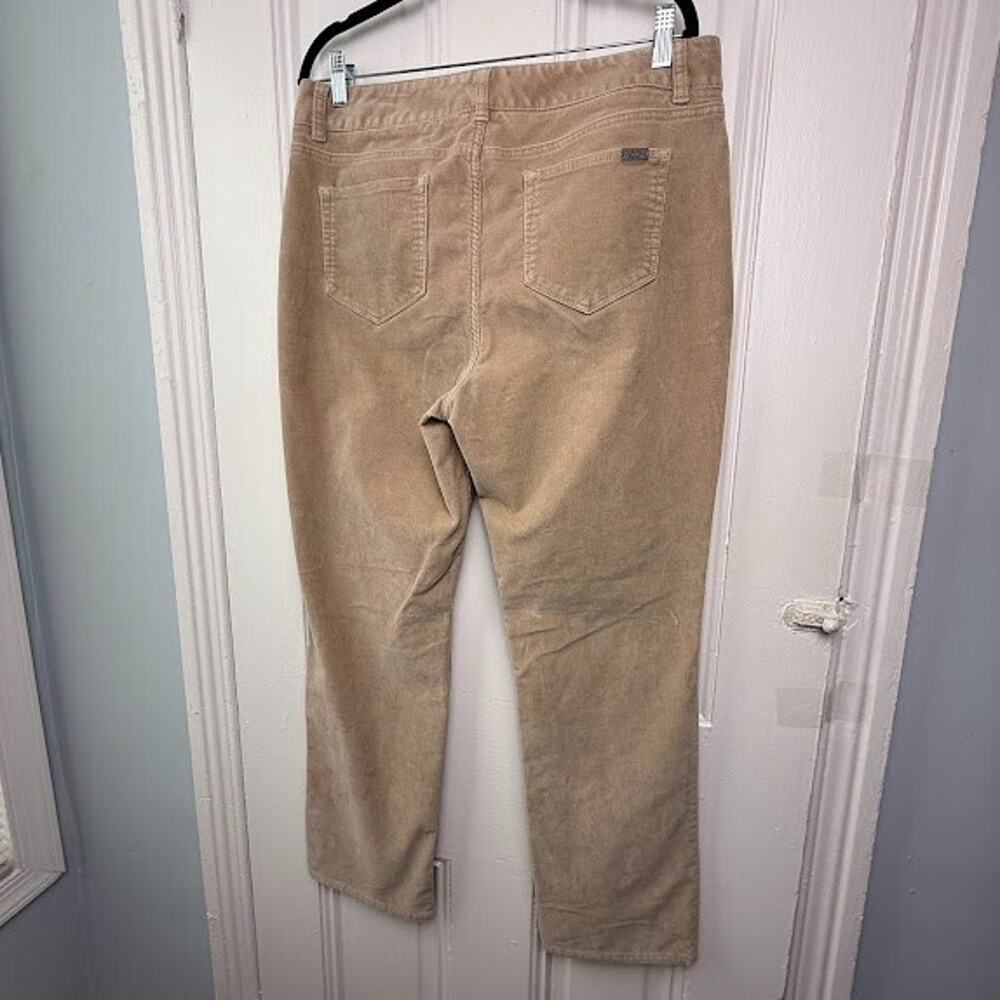 LL Bean‎ 1912 Pants Womens 14 Tan Corduroy Favorite Fit Straight Leg - Picture 7 of 9